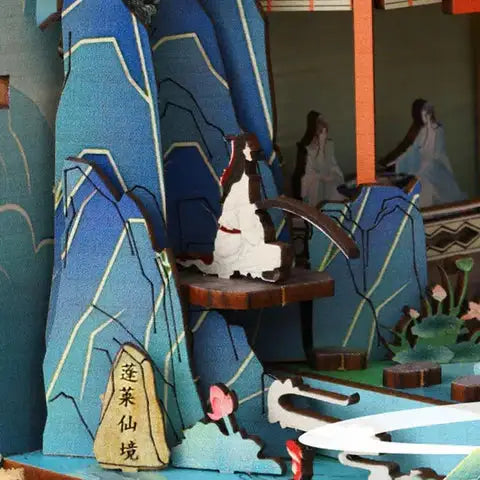 Penglai Wonderland book nook kit – detail view 13