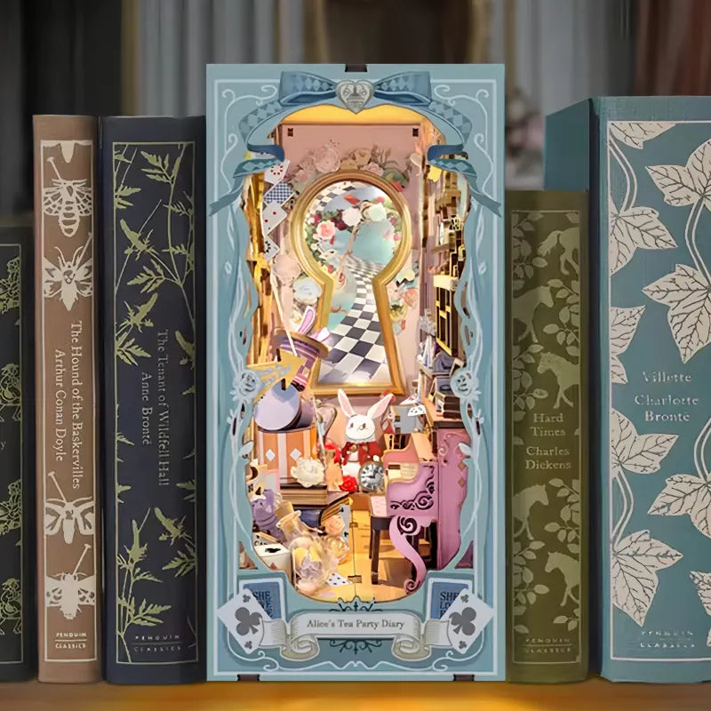 Alice's Tea Party Diary Book Nook Kit