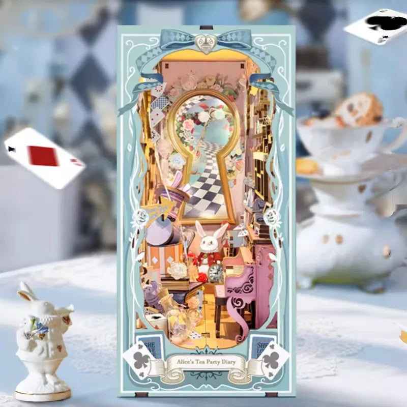 Alice's Tea Party Diary Book Nook Kit