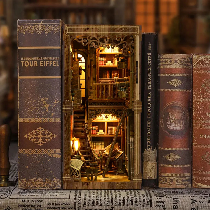 Ancient Book Collection Room Book Nook Kit