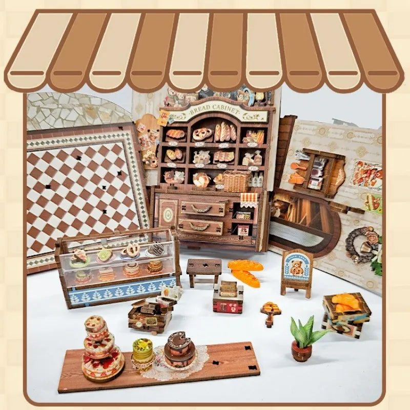 Bear Bakery Book Nook Kit