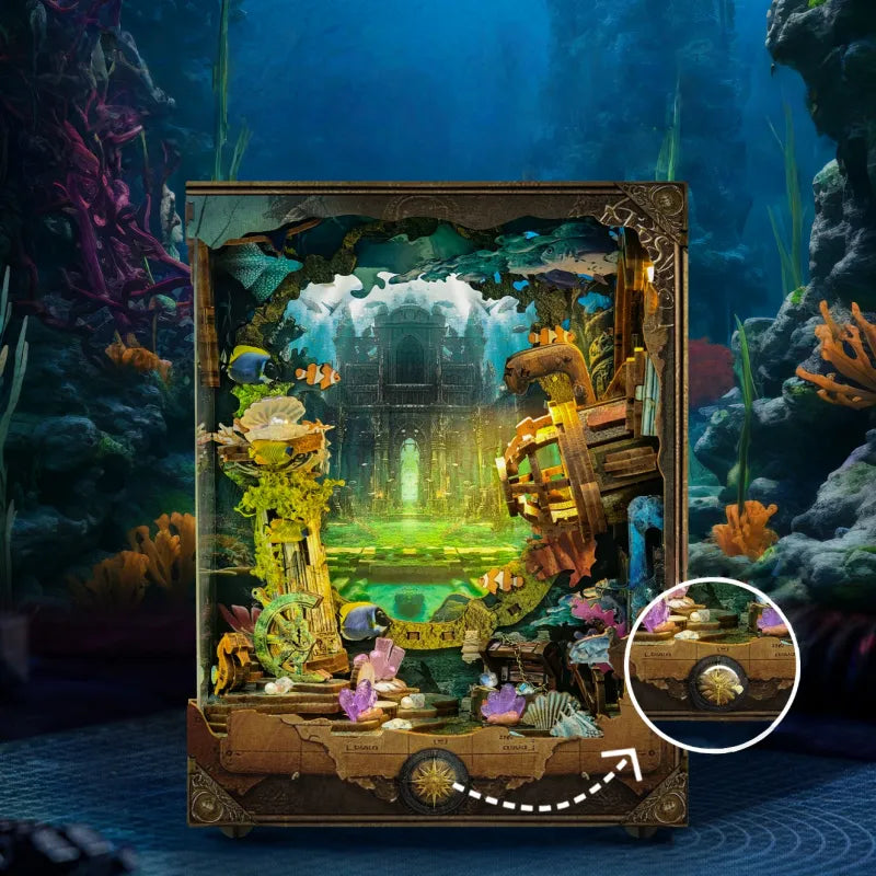 Discover Atlantis Book Nook Kit