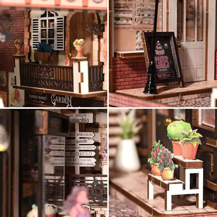 European Blooms Book Nook Kit