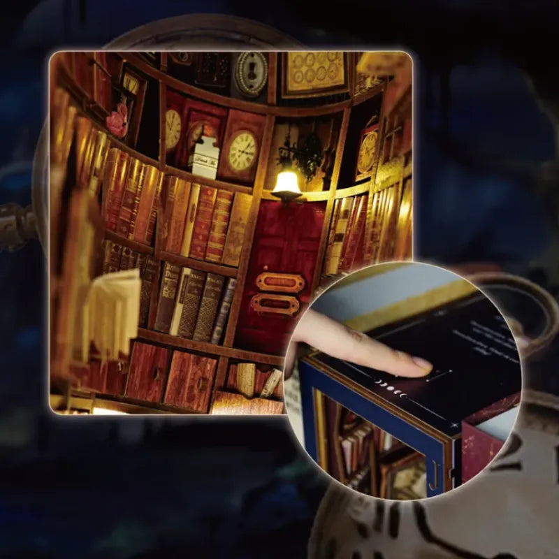 Falling Library Book Nook Kit