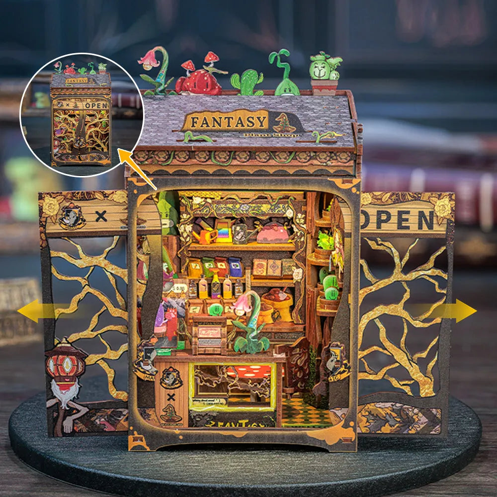 Fantasy Plant Shop Book Nook Kit