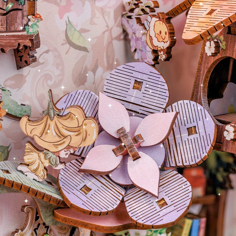 Flower Forest Concert Book Nook Kit