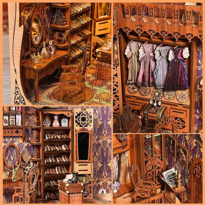 Gorgeous Wardrobe of Duchess Book Nook Kit