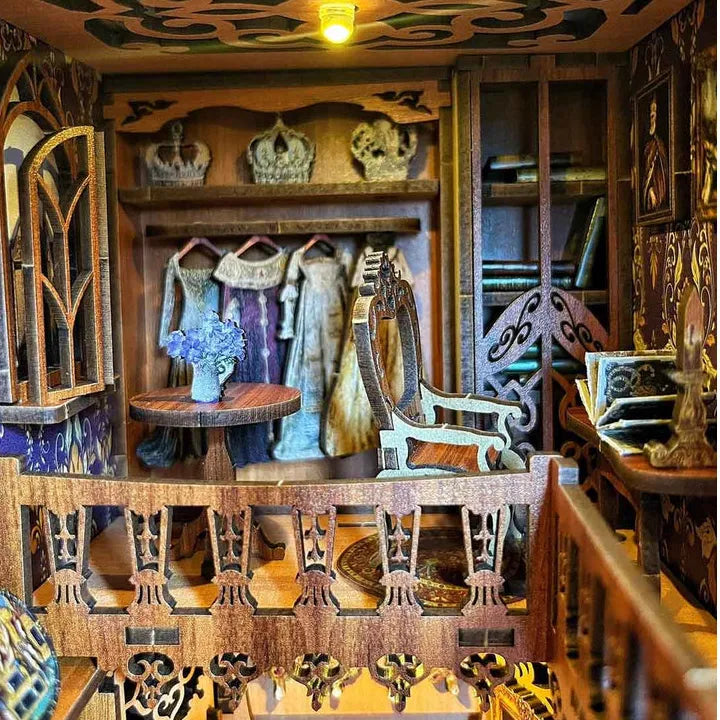 Gorgeous Wardrobe of Duchess Book Nook Kit