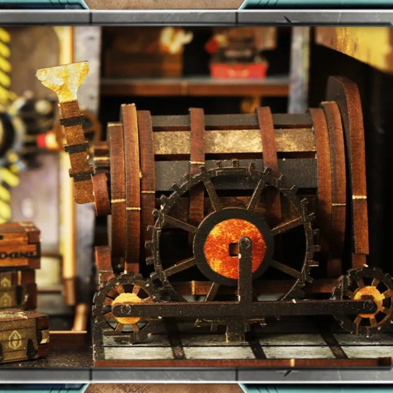 Mechanical Rhythm book nook kit – detail view 9
