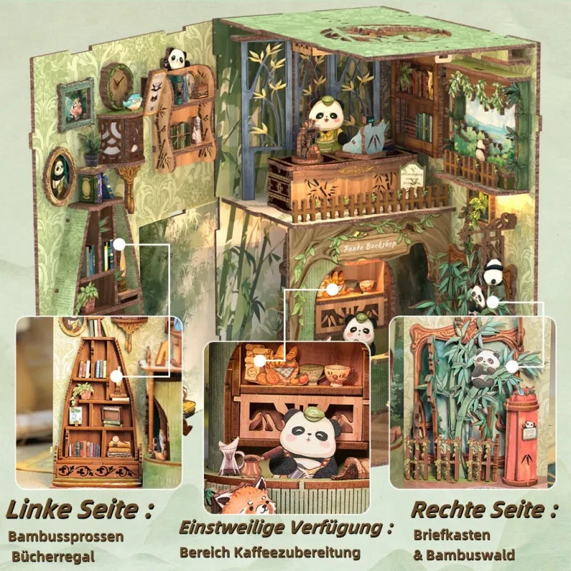 Panda Bookshop Book Nook Kit