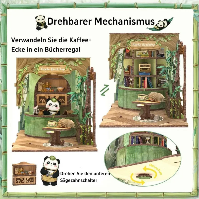 Panda Bookshop Book Nook Kit