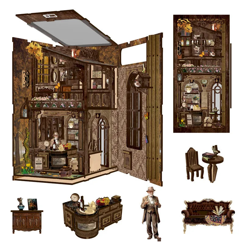 Serenity Coffee House Book Nook Kit