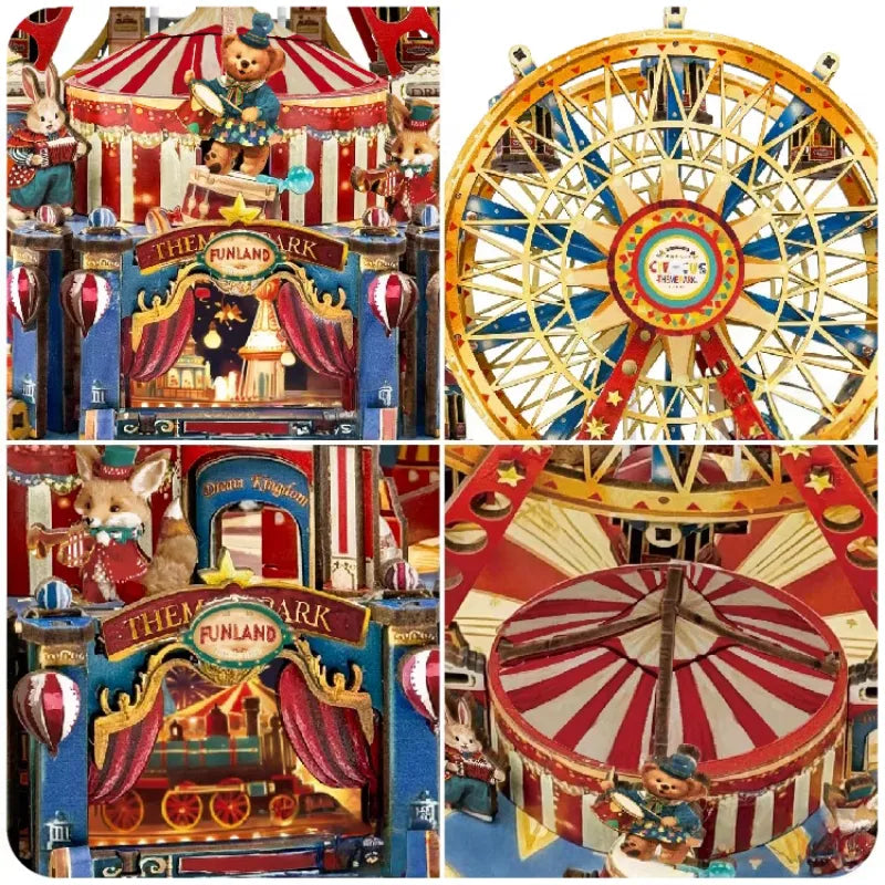 Century Ferris Wheel Wooden Music Box