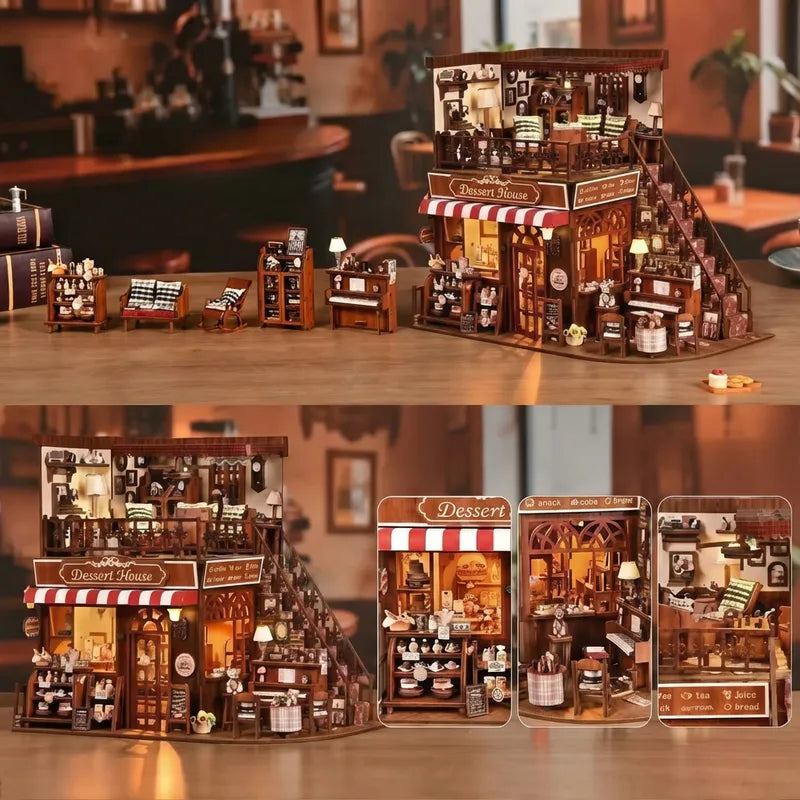 Corner Dessert House Miniature House Kit