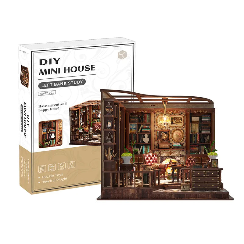 Left Bank Study Miniature House Kit