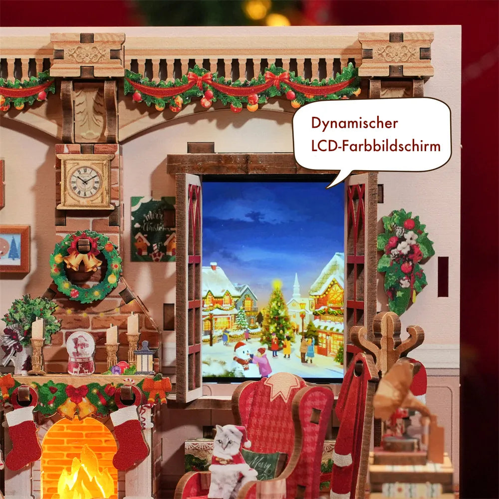 The Christmas Cottage Miniature House Kit