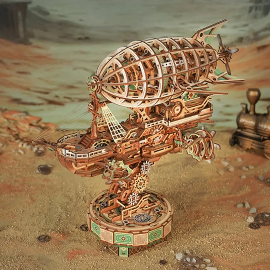 3D Holzpuzzle - Żeglowanie we mgle