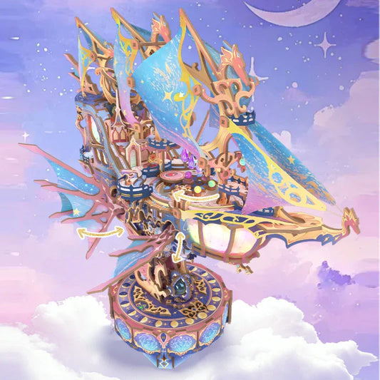 3D drewniane puzzle - Magiczna galaktyka