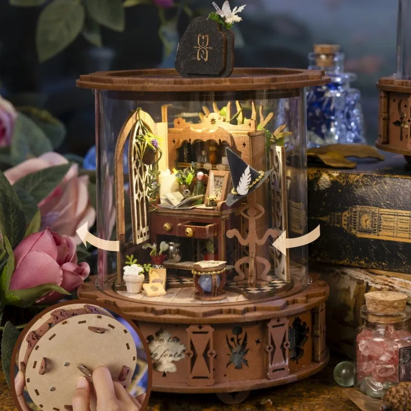 Drewniana pozytywka „Magic Music Box“
