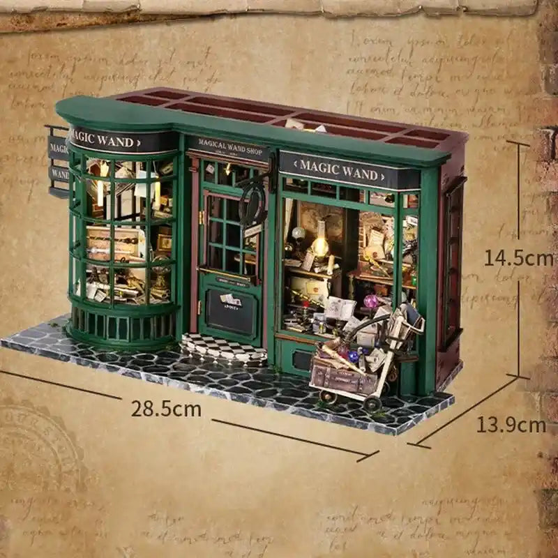 The Grand Magic Wand Emporium Miniature House Kit