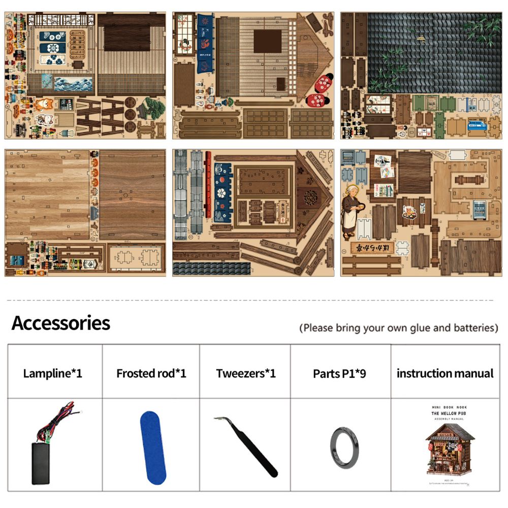 The Mellow Pub Book Nook Kit