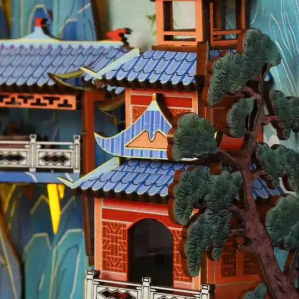 Penglai Wonderland book nook kit – detail view 9