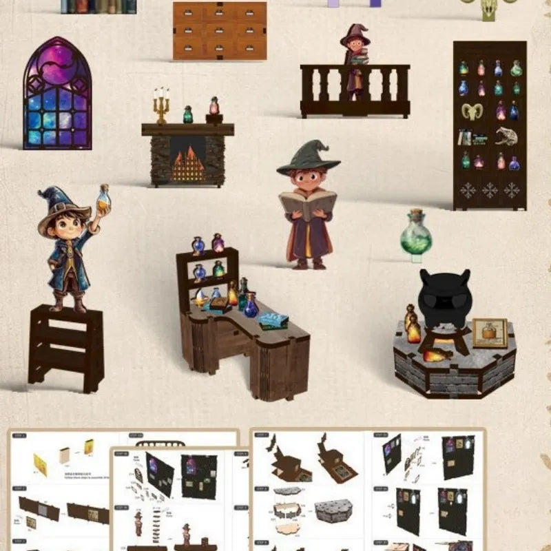 Alchemy Master Book Nook Kit