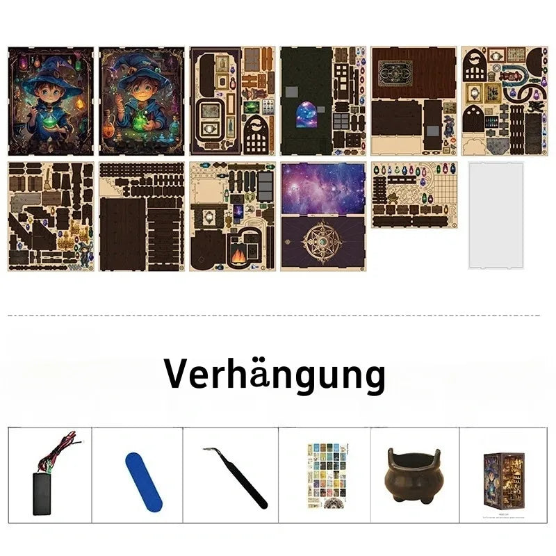 Alchemy Master Book Nook Kit