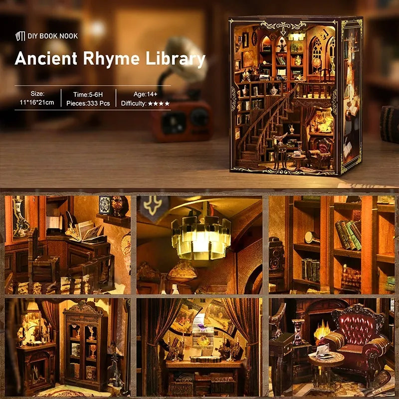 Ancient Rhyme Library Book Nook Kit