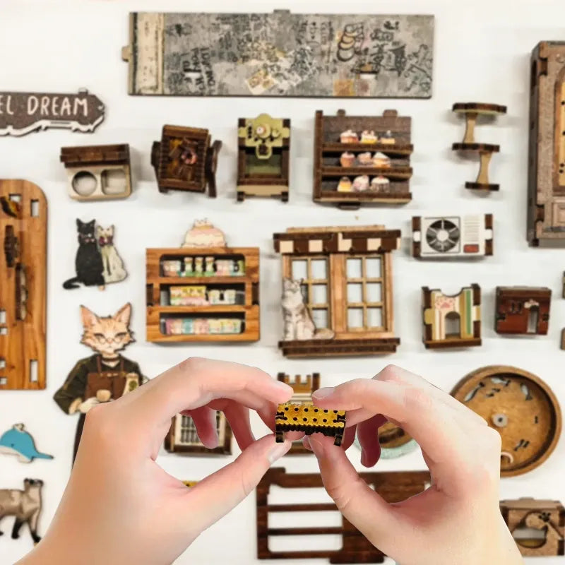 Caramel Dreams Cat Café Book Nook Kit