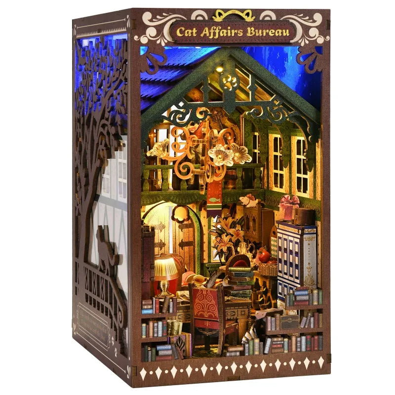 Cat Affairs Bureau Book Nook Kit