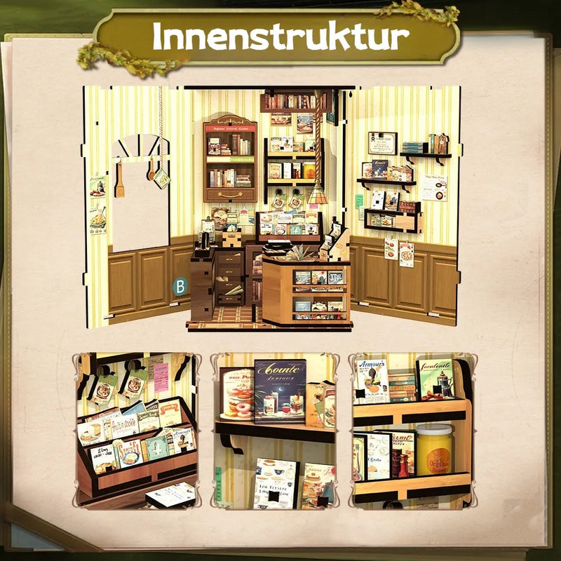 Cooking Bookstore Book Nook Kit