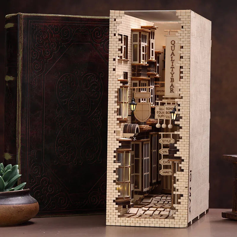 Diagon Alley Book Nook Kit | Cobblestone Magic Shops