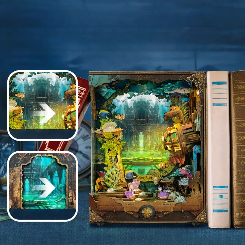 Discover Atlantis Book Nook Kit