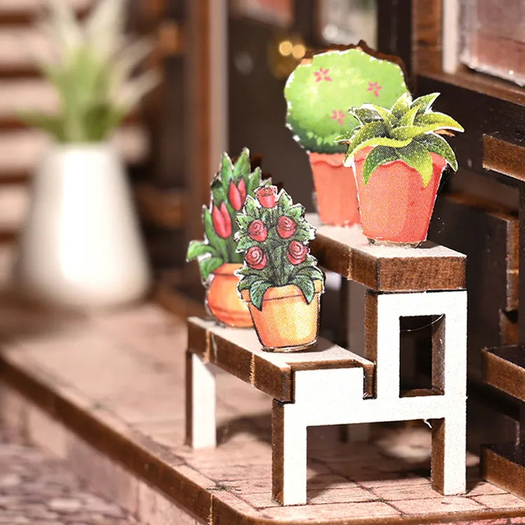 European Blooms Book Nook Kit