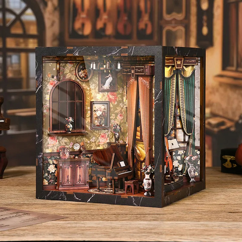 European Melody Box Book Nook Kit