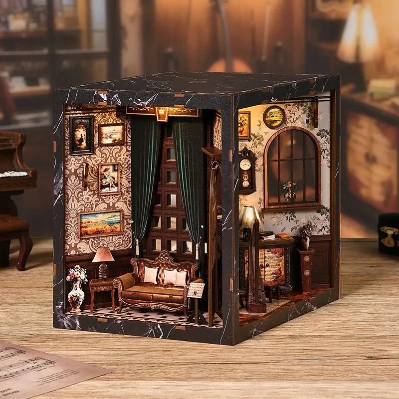 European Melody Box Book Nook Kit