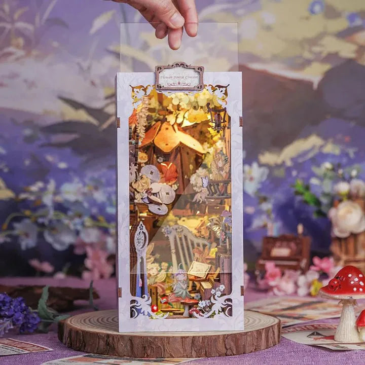 Flower Forest Concert Book Nook Kit