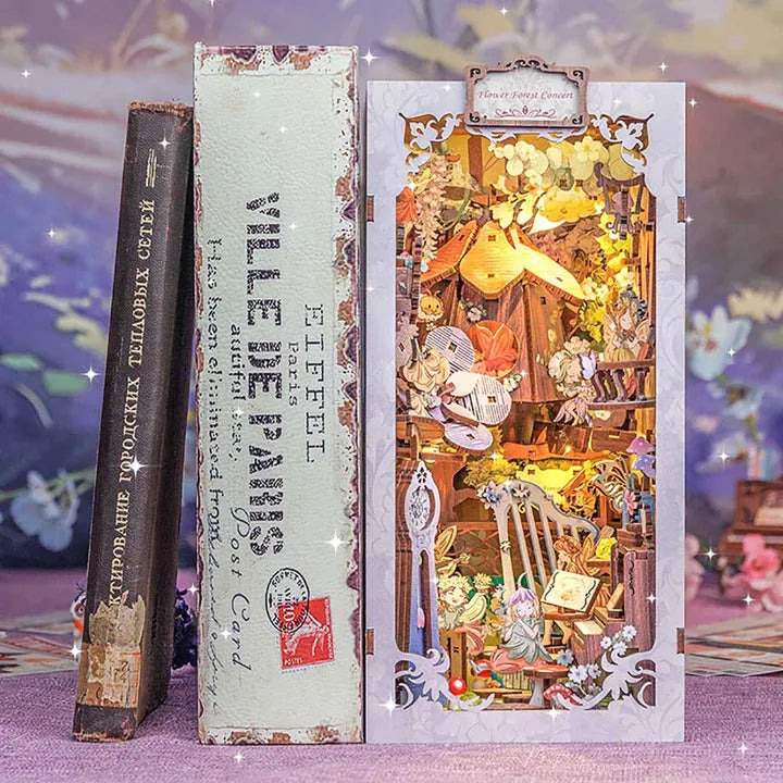 Flower Forest Concert Book Nook Kit