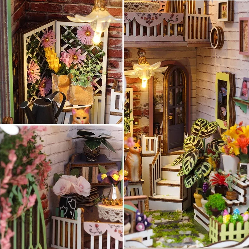 Flower House Book Nook Kit