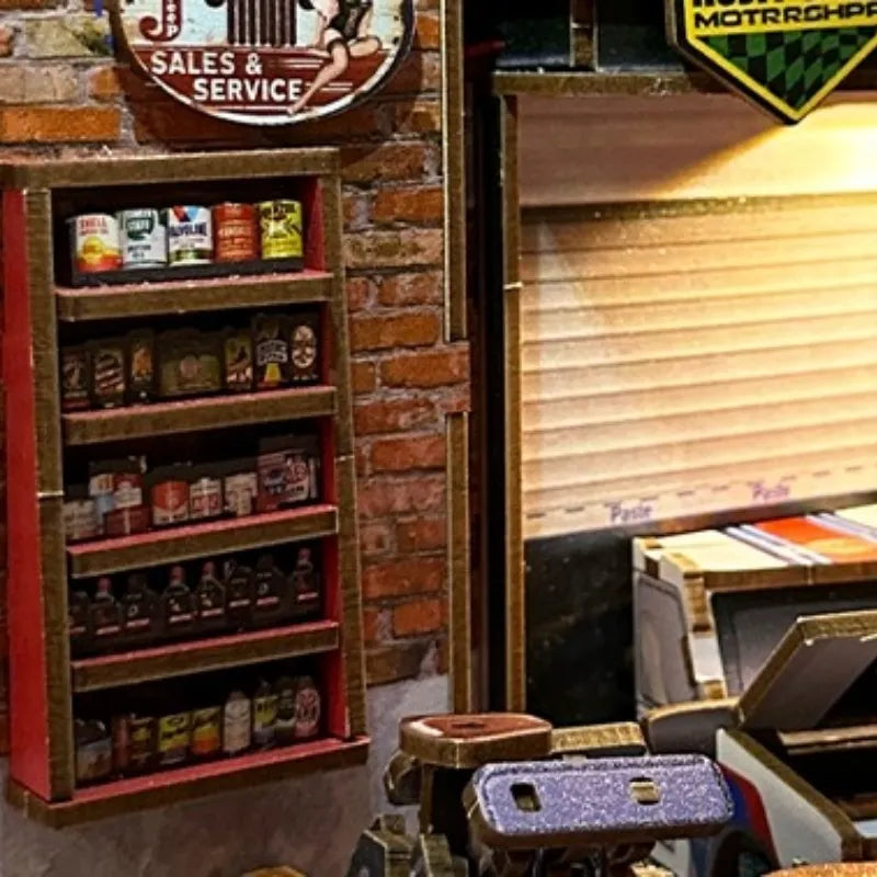 Garage Book Nook Kit
