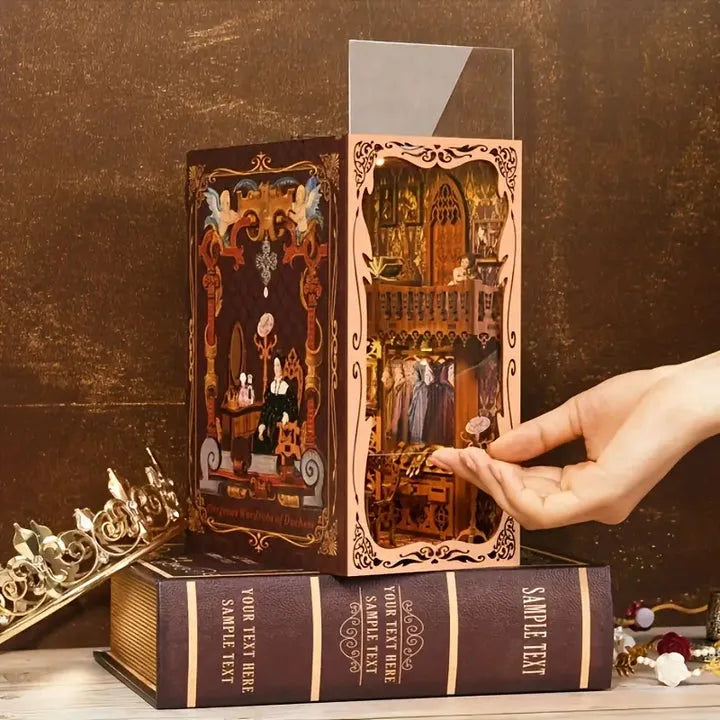 Gorgeous Wardrobe of Duchess Book Nook Kit