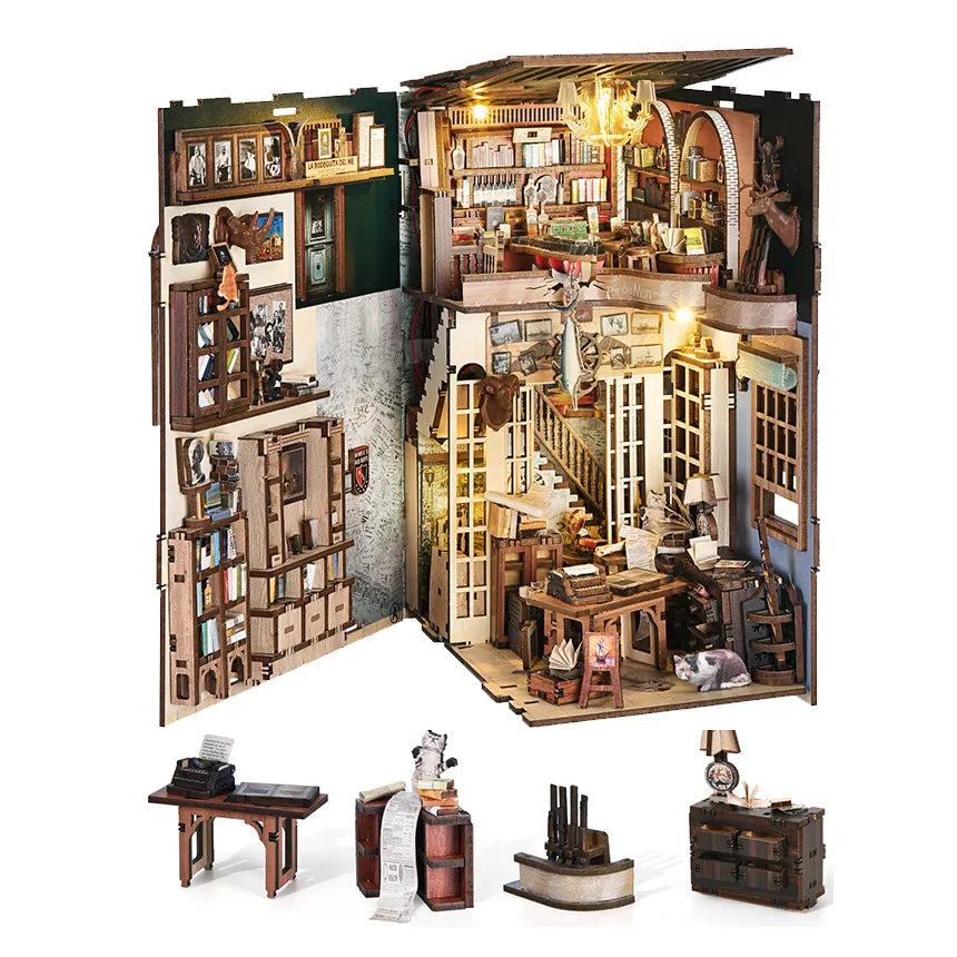 A writer’s home in miniature