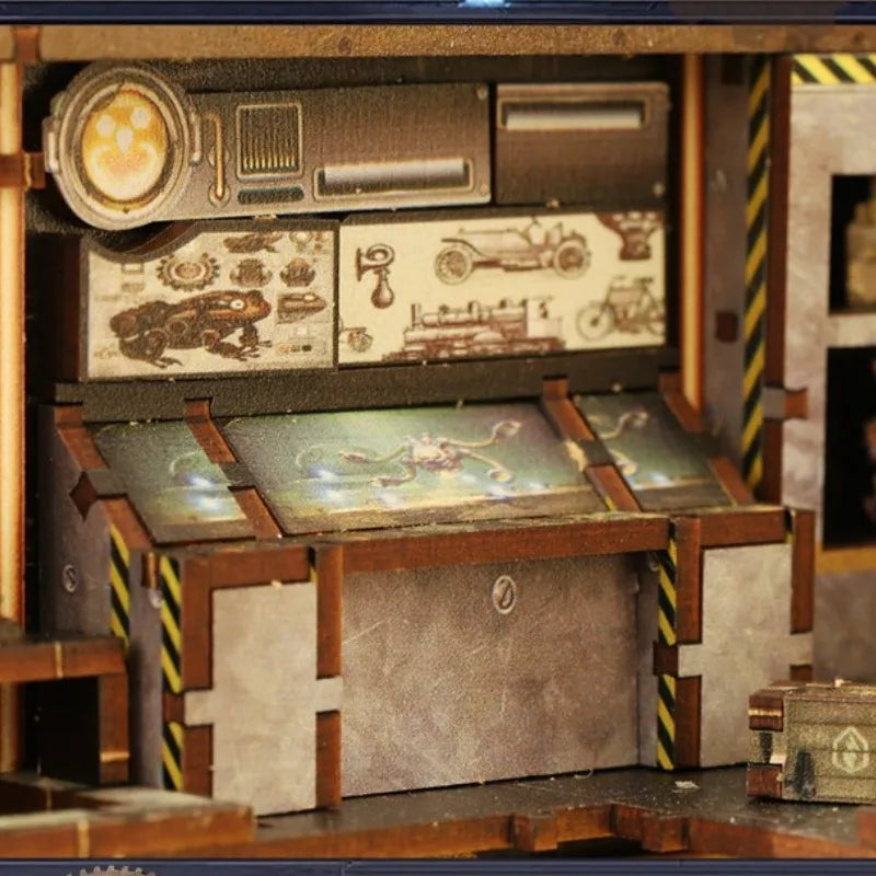 Mechanical Rhythm Steampunk Book Nook Kit