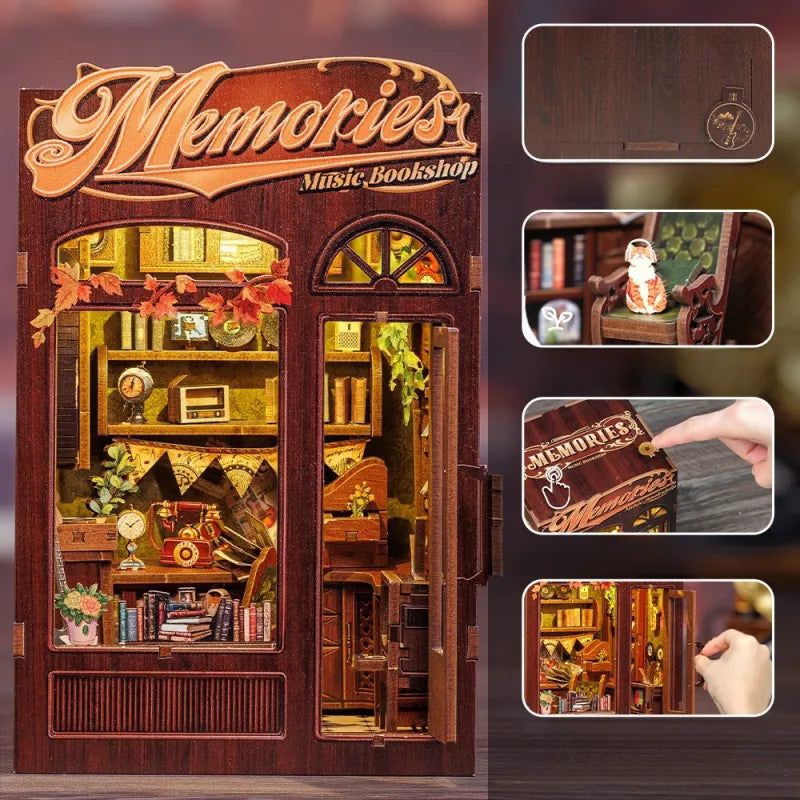 Memories Music Bookshop Book Nook Kit