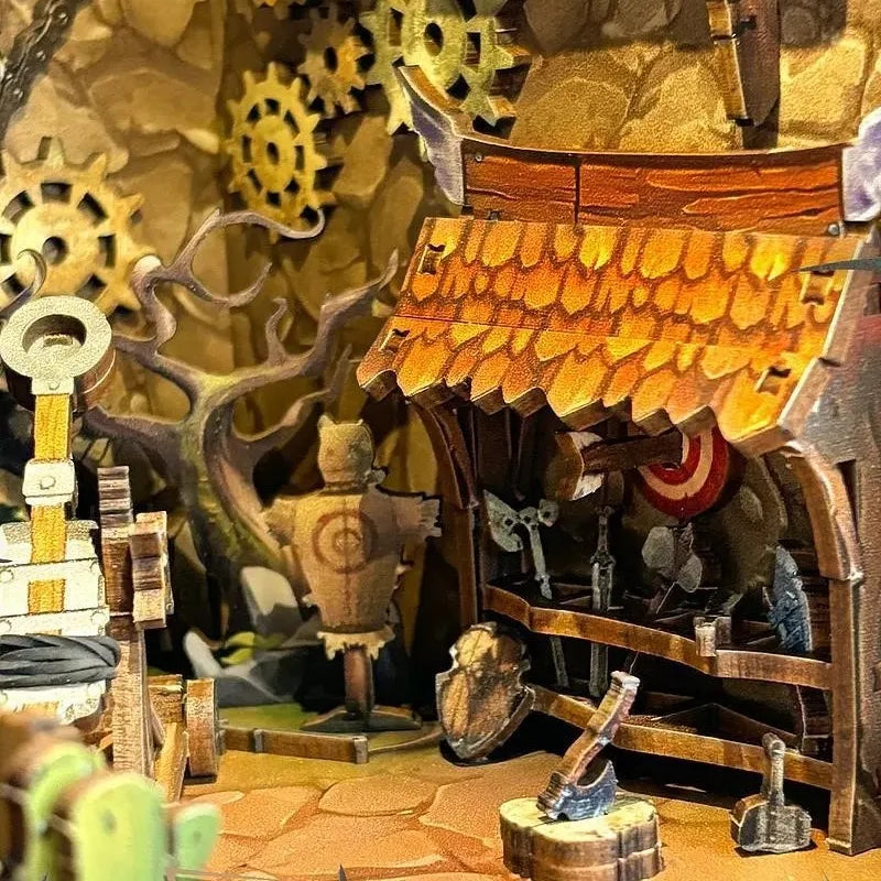 Mining Zone Fortress Book Nook Kit