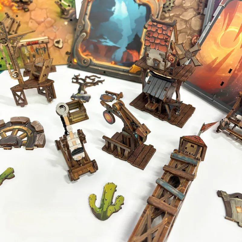 Mining Zone Fortress Book Nook Kit