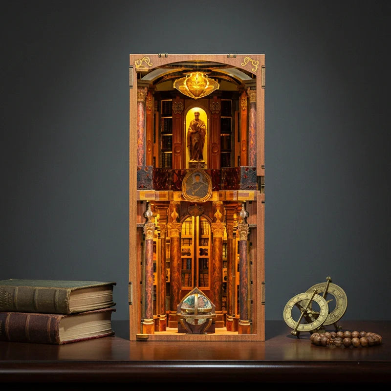 Monastery Library Book Nook Kit