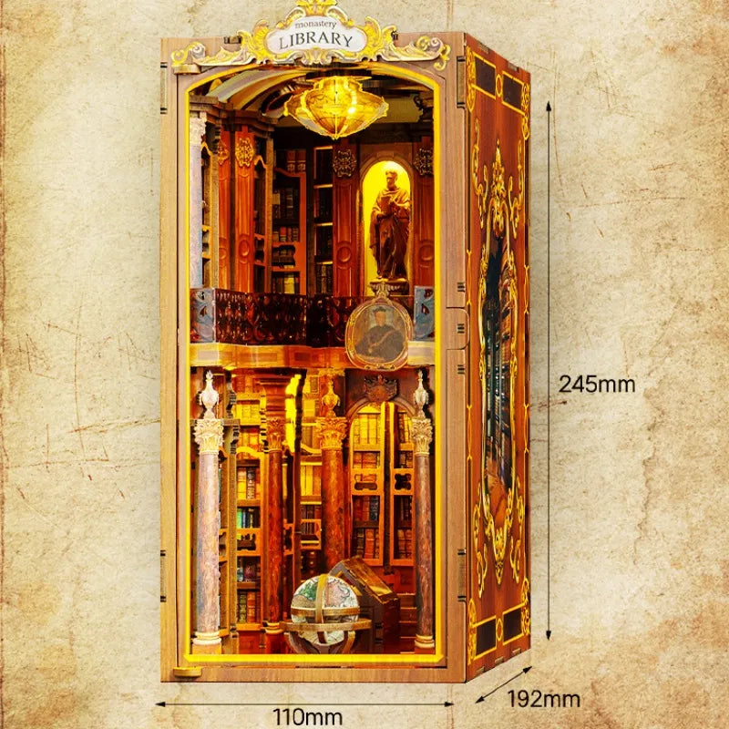 Monastery Library Book Nook Kit