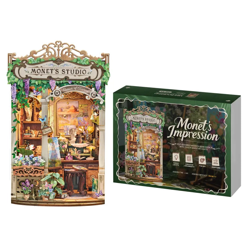 Monet's Impression book nook kit – detail view 9